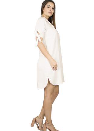 Vestido chemise dress code moda off white