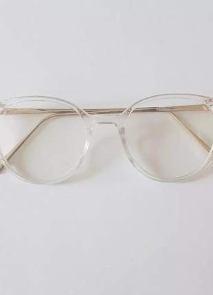 Armacao de oculos grau feminino redondo geek #fk