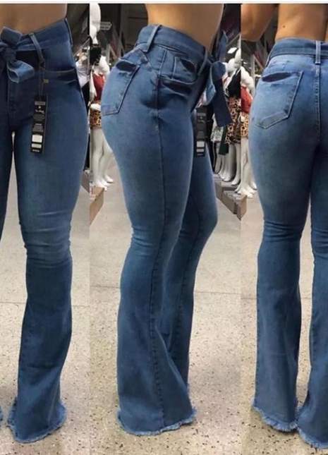 Calça jeans feminina alta qualidade top #la - R$ 199.90, cor Azul (skinny) #39863, compre agora Shafa