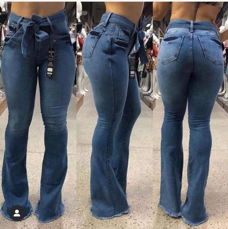 Calça jeans feminina alta qualidade top #la - R$ 199.90, cor Azul (skinny)  #39863, compre agora