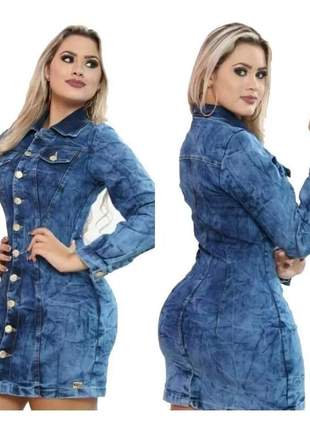 Vestido curto jeans da moda - compre online, ótimos preços | Shafa