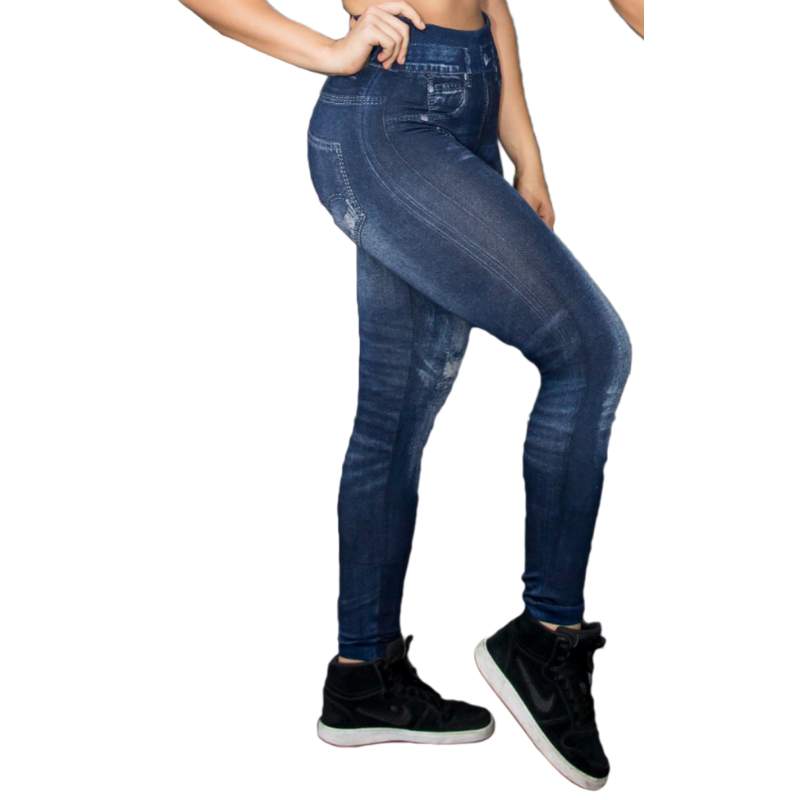 calça jeans de couro feminina