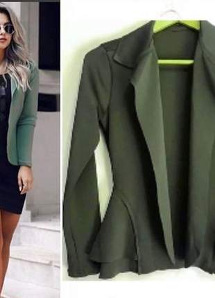 casaco neoprene verde militar