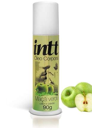 Intt óleo corporal para massagem maçã verde - 90g