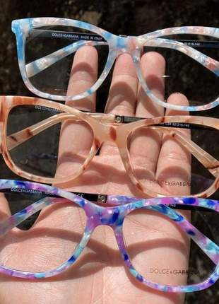 Armação de óculos quadrada dolce & gabbana dg3126 colors