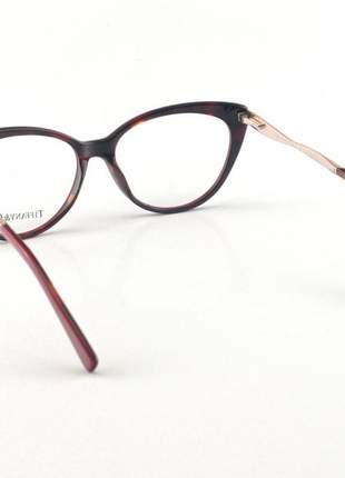 Oculos armação de grau - tiffany & co gatinho tf 2136 vermelho