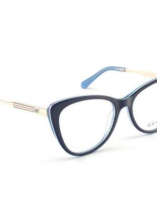 Armacao de óculos gatinho gucci gg3126 - azul