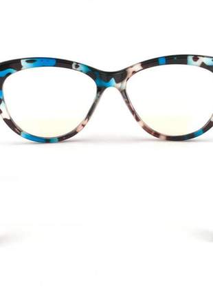 Oculos armação para grau gatinho vick - onça azul