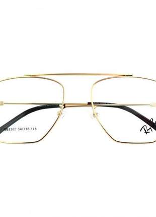 Armacao de óculos ray-ban rx 8365 general dourada