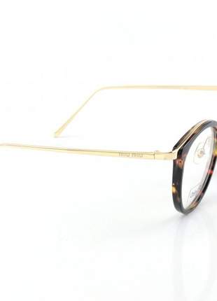 Armacao de óculos feminina dior 2337 marrom tartaruga