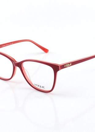 Armacao de óculos feminino vogue - vo5155 vermelho