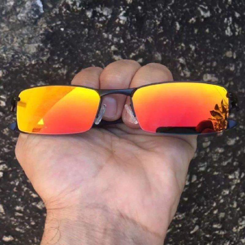 Óculos de Sol Lupinha Lupa Vilão Fio Nylon Preta Lente Fume