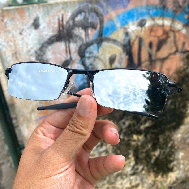 Óculos Juliet Lupinha de Vilão Prata Espelhada Óculos Quadrado, Óculos  Masculino Oakley Nunca Usado 85090761