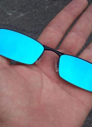 Óculos oakley lupinha lupa vilão fio nylon mc's preta e azul