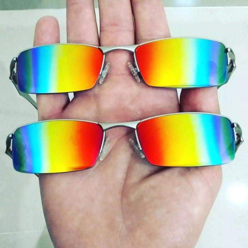 Óculos Oakley Mandrake - Lupa do Vilão - Lente Arco-Iris ⋆ Sanfer