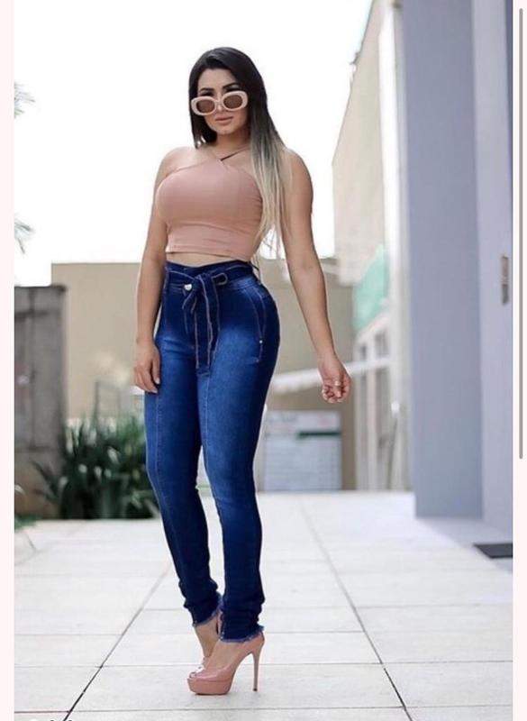 calça jeans feminina colada