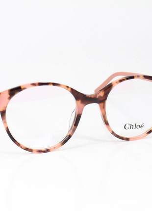 Oculos armação de grau - chloé cz105 - rosa