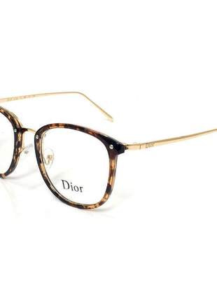 Óculos armação de grau - dior rm2002-1 cd - tartaruga e dourado