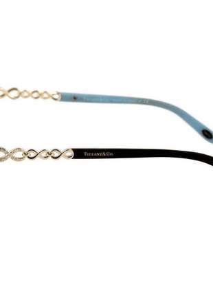 Óculos armação de grau - tiffany infinito tf2120-b preto e azul + kit