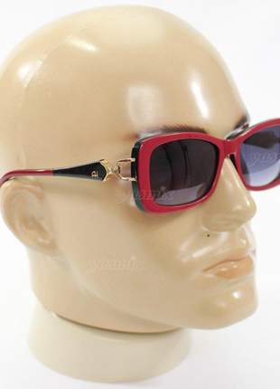Oculos de sol ana hickmann - duo fashion vermelho