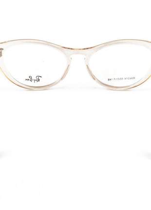 Armacao de óculos gatinho ray-ban nina rx4314 creme translucida