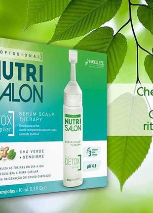 Nutrisalon serum scalp therapy 6 ampolas de 10 ml cada