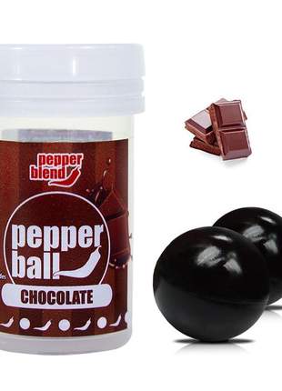 Bolinhas beijáveis para massagem sabor chocolate - 2 unidades