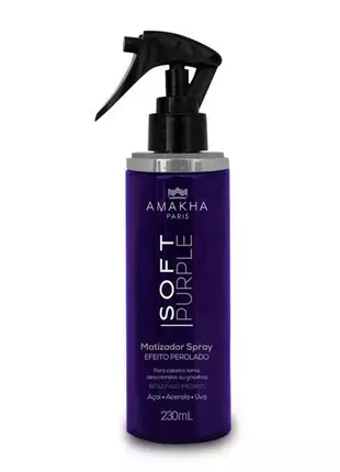 Matizador spray soft purple - efeito perolado - 230 ml