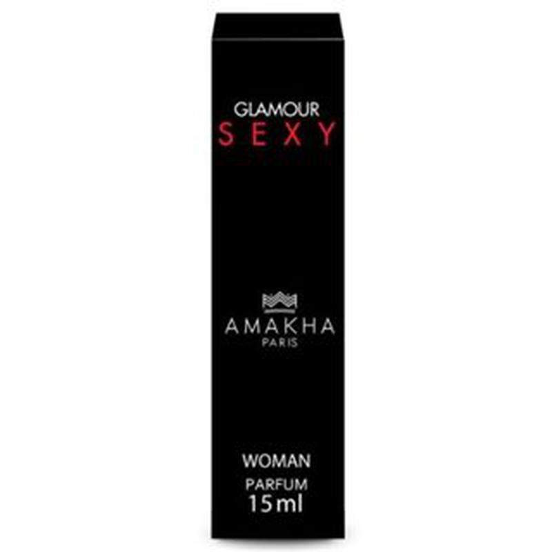 Perfume feminino glamour sexy 15 ml amakha paris - parfum - R$ 43.90