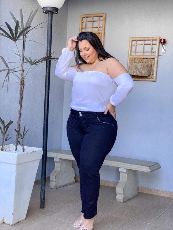 moda plus size calça jeans