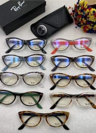 Óculos armação p/grau ray-ban nina rb4314 cores variadas. foto ilustrativa da cor na foto