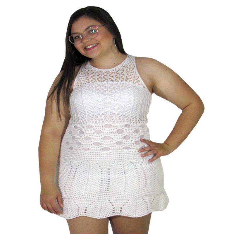 vestido branco curto barato