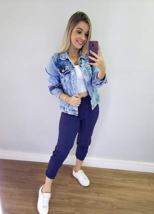 Jaqueta jeans clara