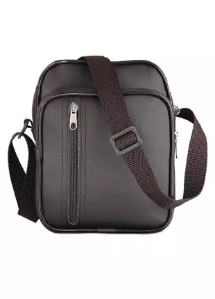Compartilhar:  bolsa shoulder bag pochete transversal impermeável r:1017 (marrom-escuro)