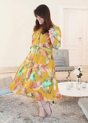 Vestido chemise renata - coleção cores primavera verão