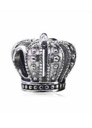 Berloque coroa princesa rainha charm para pulseira da vida bracelete