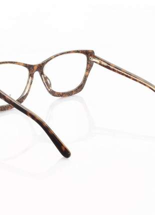 Armação de óculos quadrado tom ford lq2120 tartaruga