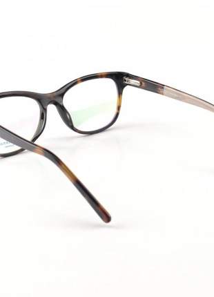 Armacao de óculos ana hickmann ah 6197 creme tartaruga