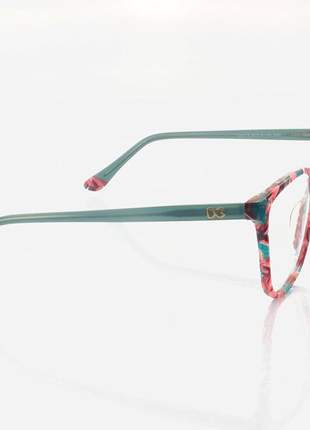 Armação de óculos quadrada dolce & gabbana dg716 coloria e verde