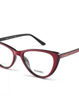 Armacao de óculos gatinho chanel x1901 vermelho