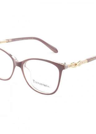 Armacao de óculos feminina tiffany & co infinito tf2143 b lilás nude
