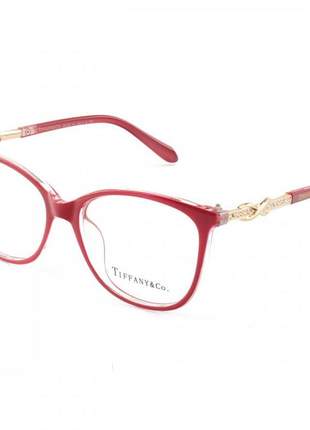 Armacao de óculos feminina tiffany & co infinito tf2143 b vermelho