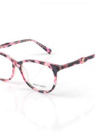 Armacao de óculos feminina pierre cardin 8406 rosa
