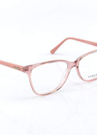 Armacao de óculos feminino vogue - vo5155 rosa translucido nude