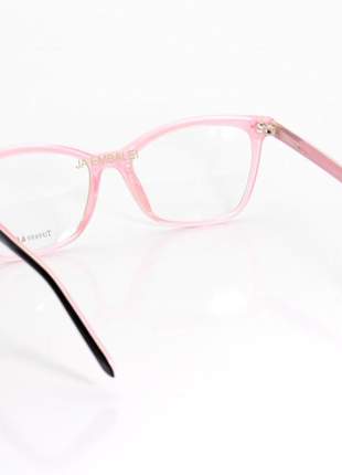 Armação de óculos quadrado tiffany tf2155 preto e rosa