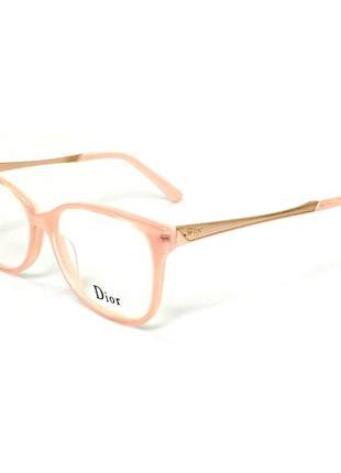 Óculos armação de grau - dior cd3286 c10 - rosa e dourado