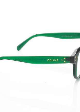 Armação de óculos quadrada céline cl41457 verde