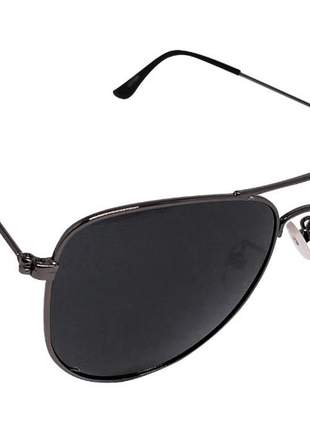 Óculos de sol aviador feminino proteção uv 400 com estojo e flanela