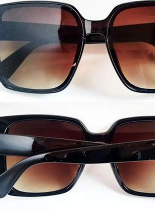 Oculos de sol feminino quadrado grande over mirage brown