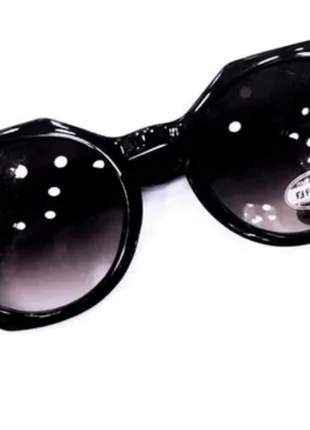 Novo  |  1 vendido óculos de sol preto médio lindo geométrico muito exclusivo